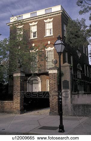 mansion, Charleston, South Carolina, SC, Nathaniel Russell House along Meeting Street in downtown Charleston in the spring. View Large Photo Image Stock Photography - mansion, Charleston, South Carolina, SC, Nathaniel Russell House along Meeting Street in downtown Charleston in the spring.. Fotosearch