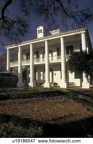 mansion, Natchez, MS, Mississippi, antebellum, Rosalie mansion in the town of Natchez. View Large Photo Image Stock Photo - mansion, Natchez, MS, Mississippi, antebellum, Rosalie mansion in the town of Natchez. . Fotosearch