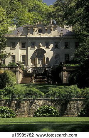 mansion, plantation, Atlanta, Georgia, GA, Swan House at the Atlanta History Center in Atlanta. View Large Photo Image Stock Image - mansion, plantation, Atlanta, Georgia, GA, Swan House at the Atlanta History Center in Atlanta. . Fotosearch