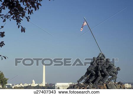 Marine Corps Memorial, Iwo Jima, Washington, DC, Arlington, VA, Arlington National Cemetery, Virginia, The U. S. Marine Corps Memorial, Iwo Jima, at the Arlington Nat'l Cemetery overlooking Washington DC. Washington Monument, the Lincoln Memorial and US C View Large Photo Image Stock Image - Marine Corps Memorial, Iwo Jima, Washington, DC, Arlington, VA, Arlington National Cemetery, Virginia, The U. S. Marine Corps Memorial, Iwo Jima, at the Arlington Nat'l Cemetery overlooking Washington DC. Washington Monument, the Lincoln Memorial and US C. Fotosearch