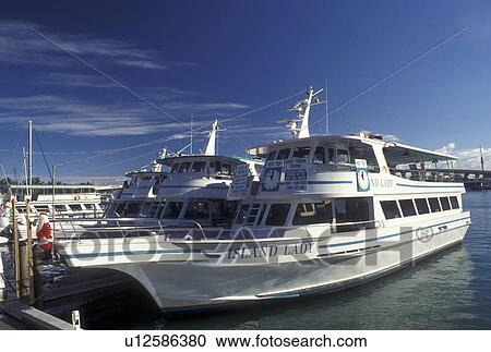 Miami, FL, Florida, Atlantic Ocean, Sightseeing cruise boat docked at Bayside Marketplace on Biscayne Bay in downtown Miami. View Large Photo Image Stock Image - Miami, FL, Florida, Atlantic Ocean, Sightseeing cruise boat docked at Bayside Marketplace on Biscayne Bay in downtown Miami.. Fotosearch