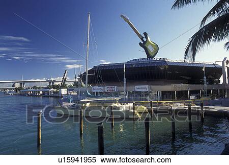 Miami, FL, Florida, Hard Rock CafT, Atlantic Ocean, Hard Rock CafT at Bayside Marketplace on Biscayne Bay in downtown Miami. View Large Photo Image Stock Photography - Miami, FL, Florida, Hard Rock CafT, Atlantic Ocean, Hard Rock CafT at Bayside Marketplace on Biscayne Bay in downtown Miami.. Fotosearch