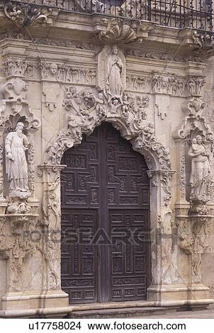 Mission San Jose, San Antonio, TX, Texas, Close-up of the ornate doorway at the Mission San Jose y San Miguel de Aguayo at San Antonio Missions National Historical Park. View Large Photo Image Picture - Mission San Jose, San Antonio, TX, Texas, Close-up of the ornate doorway at the Mission San Jose y San Miguel de Aguayo at San Antonio Missions National Historical Park.. Fotosearch