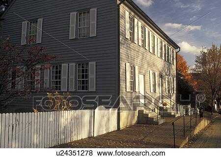 Moravian, Winston-Salem, NC, Old Salem, North Carolina, Historical home ...