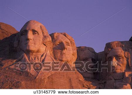 Mount Rushmore National Memorial, SD, South Dakota, Mt. Rushmore, Black Hills, View of Mount Rushmore Nat'l Memorial. View Large Photo Image Stock Photo - Mount Rushmore National Memorial, SD, South Dakota, Mt. Rushmore, Black Hills, View of Mount Rushmore Nat'l Memorial.. Fotosearch