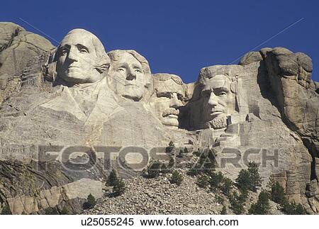 Mount Rushmore National Memorial, SD, South Dakota, Mt. Rushmore, Black Hills, View of Mount Rushmore Nat'l Memorial. View Large Photo Image Stock Photography - Mount Rushmore National Memorial, SD, South Dakota, Mt. Rushmore, Black Hills, View of Mount Rushmore Nat'l Memorial.. Fotosearch