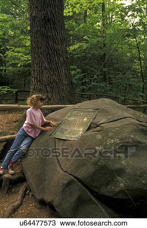 Nantahala National Forest, NC, North Carolina, Nine year old girl reads the plaque on boulder dedicating Joyce Kilmer Memorial Forest, named for the author of the poem Trees. View Large Photo Image Stock Image - Nantahala National Forest, NC, North Carolina, Nine year old girl reads the plaque on boulder dedicating Joyce Kilmer Memorial Forest, named for the author of the poem Trees.. Fotosearch