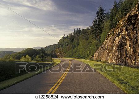 NC, Blue Ridge Parkway, North Carolina, The Blue Ridge Parkway is a scenic drive through the mountains in North Carolina. View Large Photo Image Picture - NC, Blue Ridge Parkway, North Carolina, The Blue Ridge Parkway is a scenic drive through the mountains in North Carolina.. Fotosearch