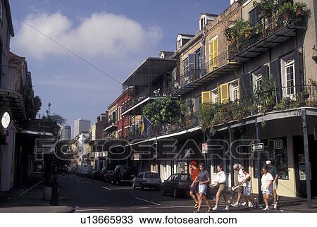 New Orleans, LA, Louisiana, Decatur Street in the French Quarter in downtown New Orleans. View Large Photo Image Stock Image - New Orleans, LA, Louisiana, Decatur Street in the French Quarter in downtown New Orleans.. Fotosearch
