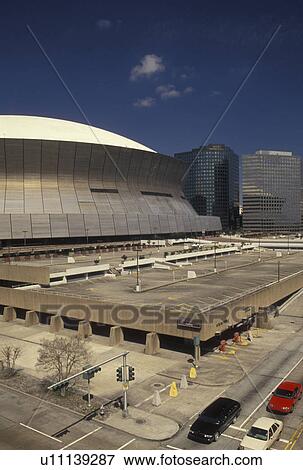 New Orleans, Superdome, stadium, Louisiana, LA, Louisiana Superdome in New Orleans. View Large Photo Image Stock Photo - New Orleans, Superdome, stadium, Louisiana, LA, Louisiana Superdome in New Orleans.. Fotosearch