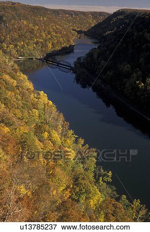New River Gorge, WV, fall foliage, river, Ansted, West Virginia, Scenic view of New River from Hawk's Nest State Park in autumn in Ansted. View Large Photo Image Stock Photo - New River Gorge, WV, fall foliage, river, Ansted, West Virginia, Scenic view of New River from Hawk's Nest State Park in autumn in Ansted.. Fotosearch