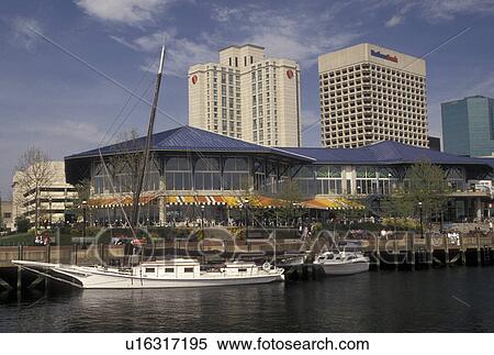 Norfolk, VA, Virginia, Hampton Roads Area, The Waterside along the Elizabeth River and downtown skyline of Norfolk in the spring. View Large Photo Image Stock Photography - Norfolk, VA, Virginia, Hampton Roads Area, The Waterside along the Elizabeth River and downtown skyline of Norfolk in the spring.. Fotosearch