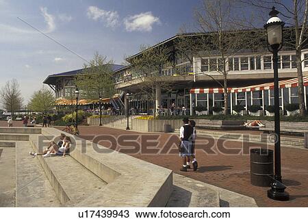 Norfolk, Virginia, Hampton Roads Area, VA, The Waterside in Norfolk in the spring. View Large Photo Image Stock Image - Norfolk, Virginia, Hampton Roads Area, VA, The Waterside in Norfolk in the spring.. Fotosearch