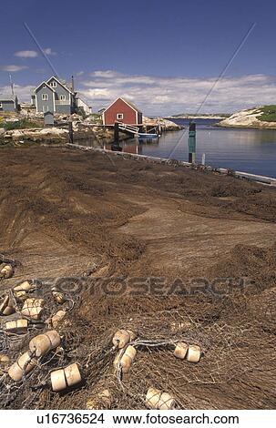 Peggy's Cove, Nova Scotia, fishing village, NS, Canada, Atlantic Ocean, Scenic view of the fishing village of Peggy's Cove in Nova Scotia. View Large Photo Image Picture - Peggy's Cove, Nova Scotia, fishing village, NS, Canada, Atlantic Ocean, Scenic view of the fishing village of Peggy's Cove in Nova Scotia. . Fotosearch