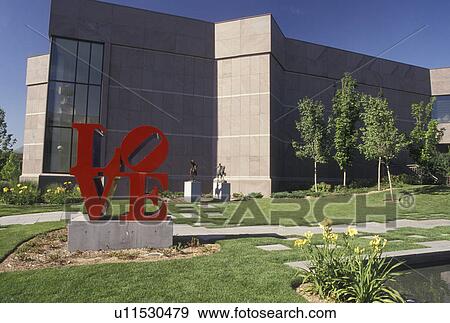 Provo, UT, university, mormons, Brigham Young, Utah, LOVE Sculpture outside the Museum of Art on the campus of Brigham Young University in Provo. View Large Photo Image Stock Photo - Provo, UT, university, mormons, Brigham Young, Utah, LOVE Sculpture outside the Museum of Art on the campus of Brigham Young University in Provo.. Fotosearch