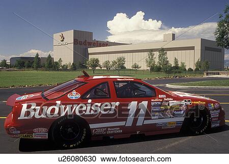 race car, Fort Collins, CO, Colorado, Bill Elliot's Budweiser NASCAR on display at the Anheuser-Busch Brewery in Fort Collins. View Large Photo Image Stock Image - race car, Fort Collins, CO, Colorado, Bill Elliot's Budweiser NASCAR on display at the Anheuser-Busch Brewery in Fort Collins.. Fotosearch