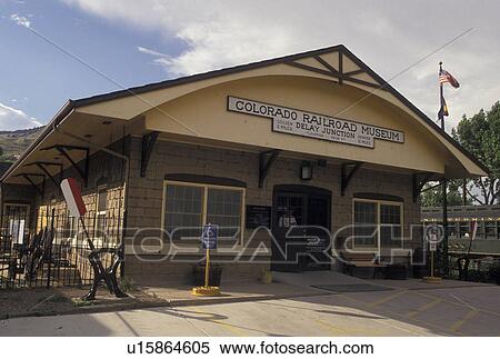 Stock Photography -  railroad, Golden, CO, Colorado, Colorado Railroad Museum in Golden.. Fotosearch