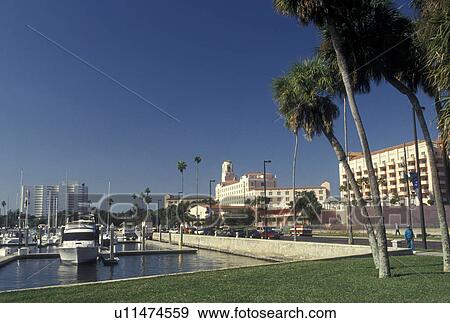 resort, St. Petersburg, FL, Tampa Bay, Florida, The Stouffer Vinoy Resort at North Yacht Basin on Tampa Bay in Saint Petersburg. View Large Photo Image Stock Photo - resort, St. Petersburg, FL, Tampa Bay, Florida, The Stouffer Vinoy Resort at North Yacht Basin on Tampa Bay in Saint Petersburg.. Fotosearch