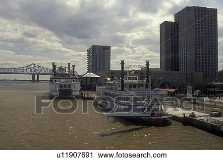 riverboat, New Orleans, steamboat, Mississippi River, Louisiana, LA, Riverboats along the waterfront on the Mississippi River in New Orleans. View Large Photo Image Stock Image - riverboat, New Orleans, steamboat, Mississippi River, Louisiana, LA, Riverboats along the waterfront on the Mississippi River in New Orleans.. Fotosearch