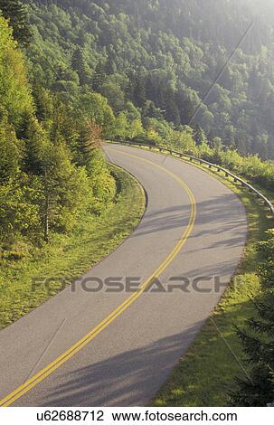 road, Blue Ridge Parkway, NC, North Carolina, The Blue Ridge Parkway is a scenic drive through the mountains of North Carolina. View Large Photo Image Stock Image - road, Blue Ridge Parkway, NC, North Carolina, The Blue Ridge Parkway is a scenic drive through the mountains of North Carolina.. Fotosearch