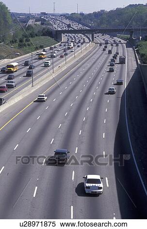 road, expressway, highway, Atlanta, Georgia, GA, Traffic on I-85 in Atlanta. View Large Photo Image Stock Photography - road, expressway, highway, Atlanta, Georgia, GA, Traffic on I-85 in Atlanta.. Fotosearch