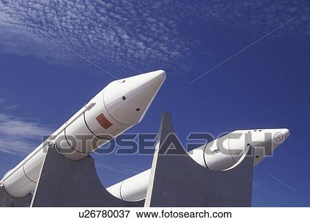 rocket boosters, Kennedy Space Center, FL, Florida, Spaceport USA, Rocket Garden at Kennedy Space Center on Merritt Island. View Large Photo Image Stock Photo - rocket boosters, Kennedy Space Center, FL, Florida, Spaceport USA, Rocket Garden at Kennedy Space Center on Merritt Island.. Fotosearch
