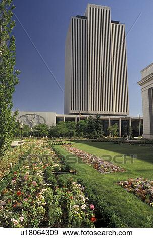 Salt Lake City, UT, mormons, Utah, The Church of Jesus Christ of Latter-Day Saints Office Building and Plaza in Salt Lake City. View Large Photo Image Stock Photo - Salt Lake City, UT, mormons, Utah, The Church of Jesus Christ of Latter-Day Saints Office Building and Plaza in Salt Lake City. . Fotosearch