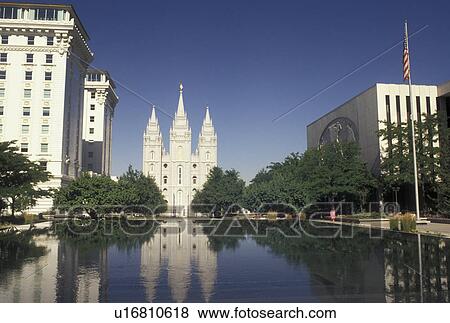 Salt Lake City, UT, temple, mormons, Utah, Mormon Temple reflects in the pool at Temple Square in Salt Lake City. The Church of Jesus Christ of Latter-day Saints. View Large Photo Image Stock Photo - Salt Lake City, UT, temple, mormons, Utah, Mormon Temple reflects in the pool at Temple Square in Salt Lake City. The Church of Jesus Christ of Latter-day Saints.. Fotosearch