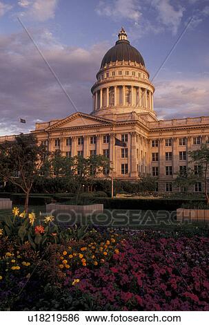 Salt Lake City, Utah, State Capitol, UT, State House, The State Capitol Building in Salt Lake City. View Large Photo Image Stock Photograph - Salt Lake City, Utah, State Capitol, UT, State House, The State Capitol Building in Salt Lake City. . Fotosearch