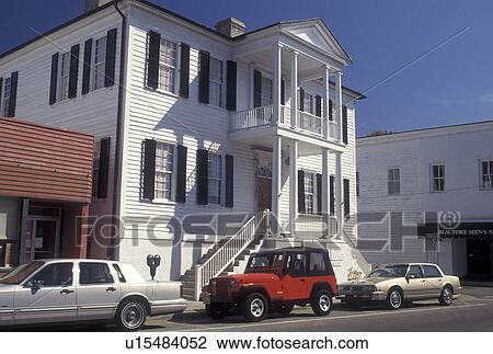 SC, Beaufort, South Carolina, John Mark Verdier House Museum a Federal-style building in Beaufort in the spring. View Large Photo Image Stock Image - SC, Beaufort, South Carolina, John Mark Verdier House Museum a Federal-style building in Beaufort in the spring.. Fotosearch