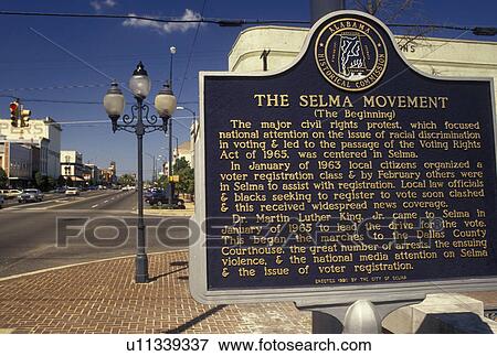 Selma, civil rights, Alabama, AL, The Selma Movement sign next to the Edmund pettus Bridge famous for the Selma-to-Montgomery voting rights march lead by Martin Luther King Jr. in Selma. View Large Photo Image Stock Photo - Selma, civil rights, Alabama, AL, The Selma Movement sign next to the Edmund pettus Bridge famous for the Selma-to-Montgomery voting rights march lead by Martin Luther King Jr. in Selma.. Fotosearch
