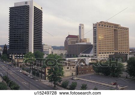 skyline, Birmingham, AL, Alabama, Skyline of downtown Birmingham. View Large Photo Image Stock Photo - skyline, Birmingham, AL, Alabama, Skyline of downtown Birmingham.. Fotosearch