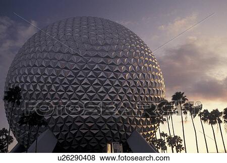 sphere, Orlando, FL, Florida, Disney World, Epcot, Lake Buena Vista, Spaceship Earth in Epcot Center at Walt Disney World in Lake Buena Vista. View Large Photo Image Stock Photo - sphere, Orlando, FL, Florida, Disney World, Epcot, Lake Buena Vista, Spaceship Earth in Epcot Center at Walt Disney World in Lake Buena Vista. . Fotosearch