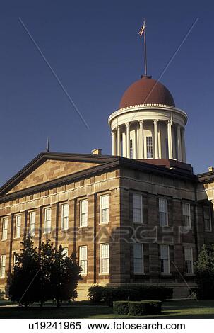 Stock Photography -  Springfield, IL, Illinois, The Old State Capitol Building in the capital city of Springfield.. Fotosearch