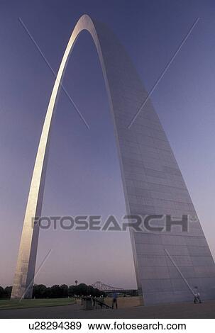 St. Louis, Gateway Arch, MO, Missouri, The Gateway Arch at sunset in Saint Louis. Jefferson National Expansion Memorial. Gateway to the West. View Large Photo Image Stock Photo - St. Louis, Gateway Arch, MO, Missouri, The Gateway Arch at sunset in Saint Louis. Jefferson National Expansion Memorial. Gateway to the West.. Fotosearch