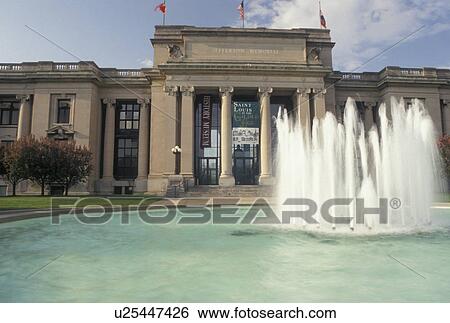 Stock Photograph -  St. Louis, MO, Missouri, Missouri History Museum in Forest Park in Saint Louis.. Fotosearch