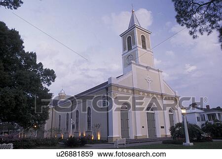 St. Martinville, LA, Louisiana, Saint Martin de Tours Catholic Church View Large Photo Image Stock Photo - St. Martinville, LA, Louisiana, Saint Martin de Tours Catholic Church. Fotosearch