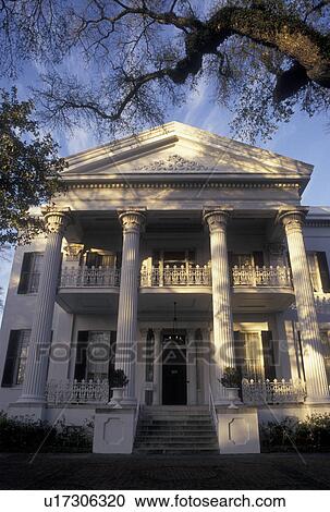 Stock Image -  Stanton Hall, mansion, Natchez, MS, Mississippi, Stanton Hall one of America's largest antebellum mansions in the town of Natchez. . Fotosearch