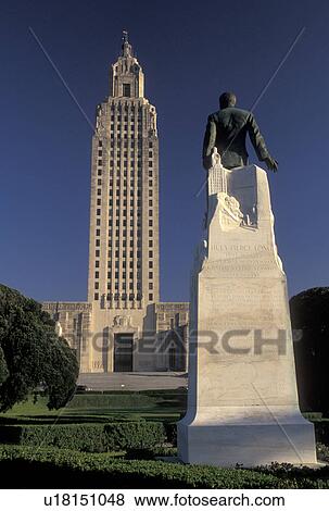 State Capitol, Baton Rouge, Louisiana, State House, LA, Statue of Huey Pierce Long outside the Louisiana's State Capitol Building in the capital city of Baton Rouge. View Large Photo Image Stock Photo - State Capitol, Baton Rouge, Louisiana, State House, LA, Statue of Huey Pierce Long outside the Louisiana's State Capitol Building in the capital city of Baton Rouge.. Fotosearch