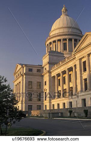 Stock Image -  State Capitol, Little Rock, AR, Arkansas, Arkansas State Capitol Building in the capital city of Little Rock.. Fotosearch