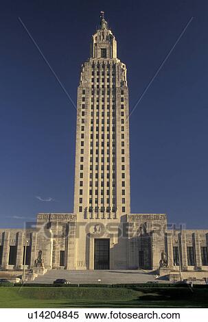 Stock Photography -  State Capitol, Louisiana, Baton Rouge, State House, LA, Louisiana's State Capitol Building in the capital city of Baton Rouge.. Fotosearch