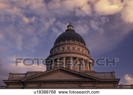 State Capitol, Salt Lake City, UT, Utah, The Dome of the State Capitol Building in the early morning in Salt Lake City. View Large Photo Image Stock Photo - State Capitol, Salt Lake City, UT, Utah, The Dome of the State Capitol Building in the early morning in Salt Lake City. . Fotosearch