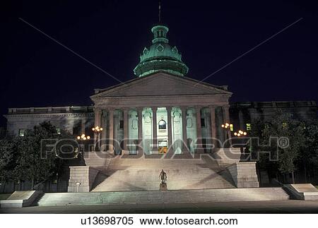 State Capitol, State House, South Carolina, Columbia, SC, The State House in the evening in the capital city of Columbia. View Large Photo Image Stock Photography - State Capitol, State House, South Carolina, Columbia, SC, The State House in the evening in the capital city of Columbia.. Fotosearch