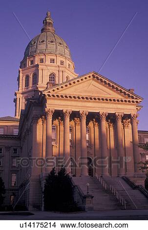 State Capitol, Topeka, State House, KS, Kansas, Kansas State Capitol Building in the capital city of Topeka. View Large Photo Image Picture - State Capitol, Topeka, State House, KS, Kansas, Kansas State Capitol Building in the capital city of Topeka.. Fotosearch