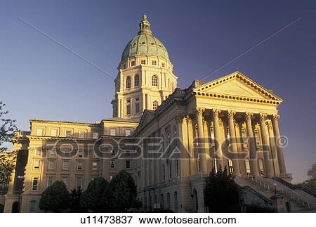 State Capitol, Topeka, State House, KS, Kansas, Kansas State Capitol Building in the capital city of Topeka. View Large Photo Image Stock Photo - State Capitol, Topeka, State House, KS, Kansas, Kansas State Capitol Building in the capital city of Topeka.. Fotosearch