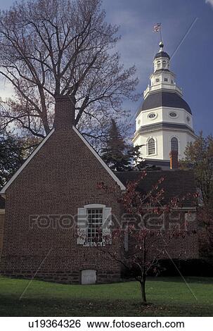 State House, Annapolis, MD, State Capitol, Maryland, The State House and Old Treasury Building in downtown Annapolis. View Large Photo Image Stock Photograph - State House, Annapolis, MD, State Capitol, Maryland, The State House and Old Treasury Building in downtown Annapolis.. Fotosearch