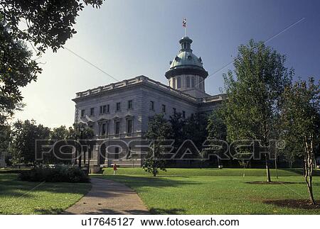 Stock Photo -  State House, State Capitol, Columbia, SC, South Carolina, South Carolina State House in the capital city of Columbia.. Fotosearch