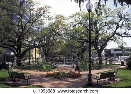 Stock Photo -  Tallahassee, FL, Florida, City Park. Fotosearch