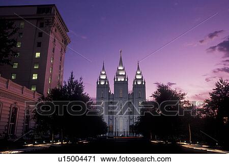 temple, mormons, Salt Lake City, UT, Utah, Mormon Temple at sunset in Salt Lake City. The Church of Jesus Christ of Latter-day Saints. View Large Photo Image Stock Image - temple, mormons, Salt Lake City, UT, Utah, Mormon Temple at sunset in Salt Lake City. The Church of Jesus Christ of Latter-day Saints.. Fotosearch