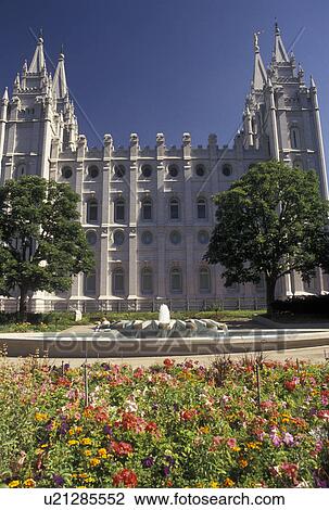 temple, Salt Lake City, UT, mormons, Utah, Mormon Temple and Temple Square in Salt Lake City. The Church of Jesus Christ of Latter-day Saints. View Large Photo Image Stock Image - temple, Salt Lake City, UT, mormons, Utah, Mormon Temple and Temple Square in Salt Lake City. The Church of Jesus Christ of Latter-day Saints.. Fotosearch